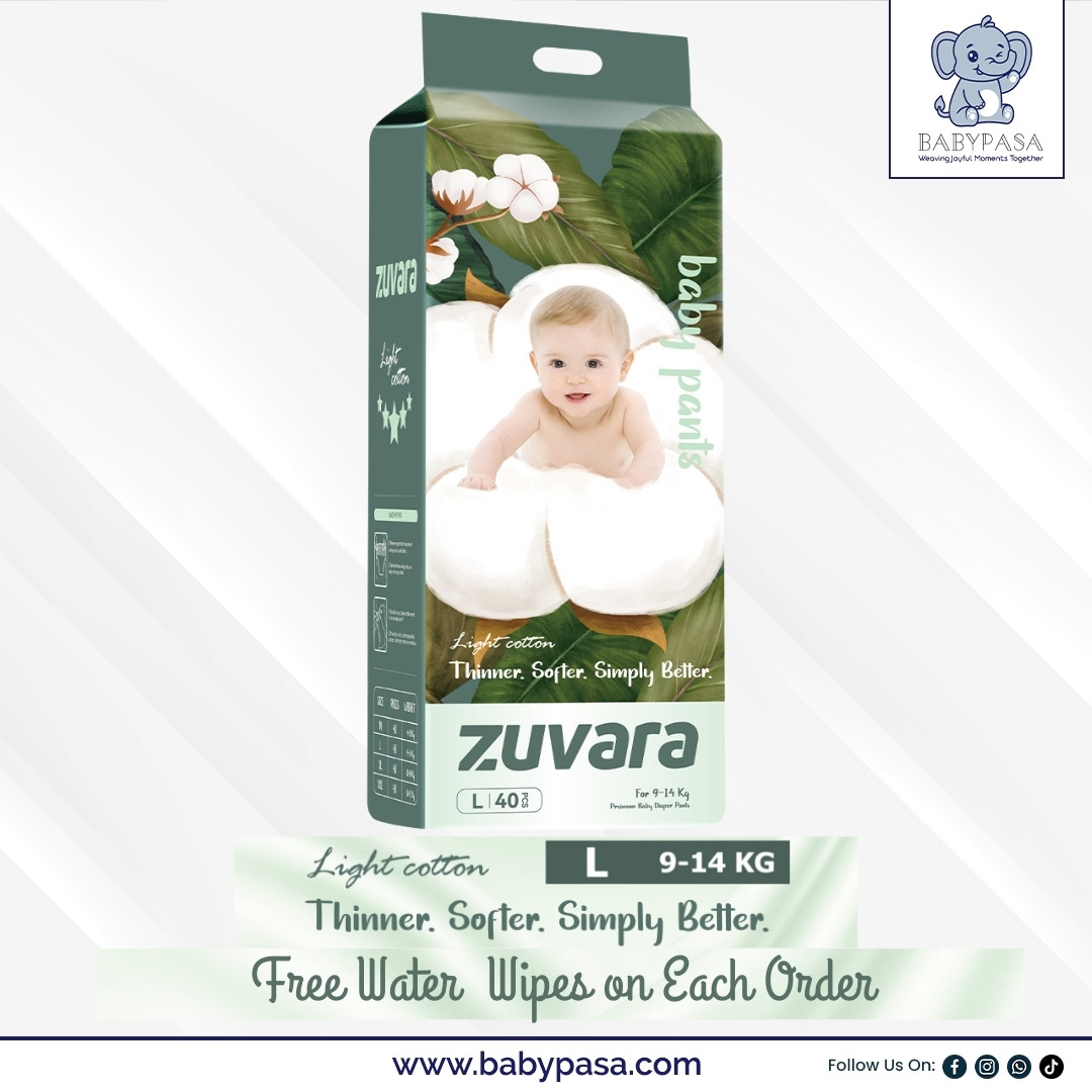 Zuvara Feather Diaper Pant- L -40 Pcs - Image 2
