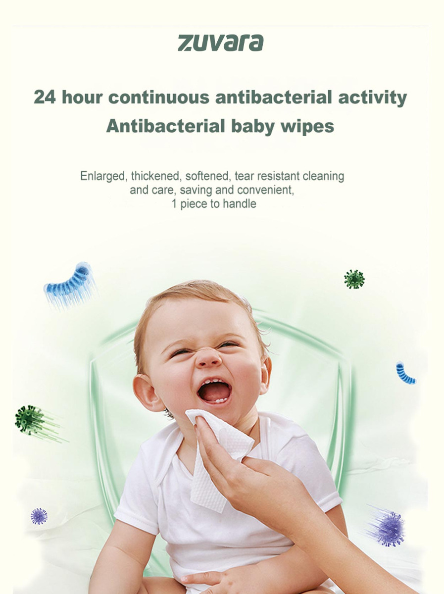 Zuvara -- Baby Water Wet Wipes ---- (20 Pulls) - Image 5