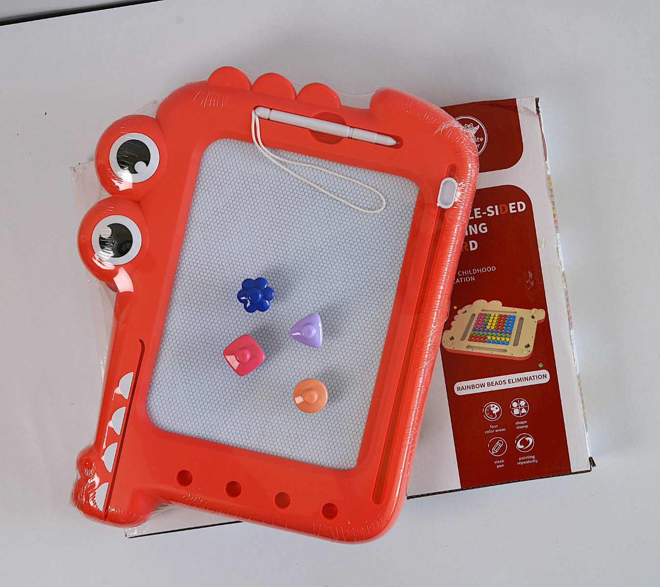Double Sided Writing Board - Red - Image 4