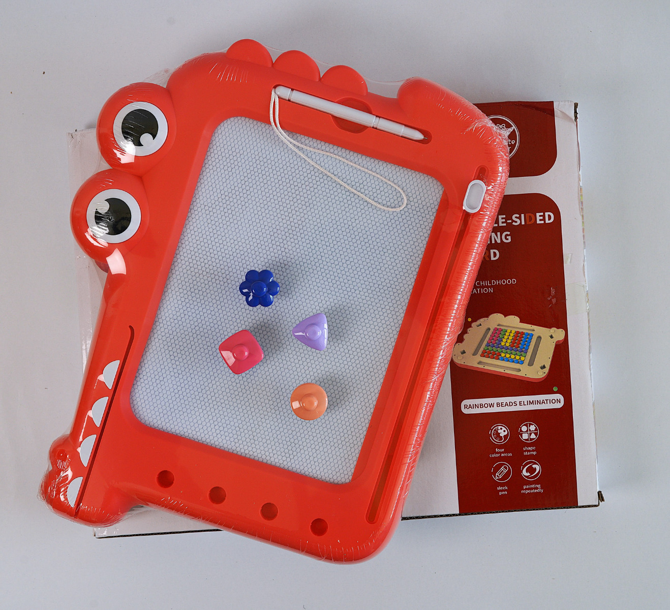 Double Sided Writing Board - Red - Image 6