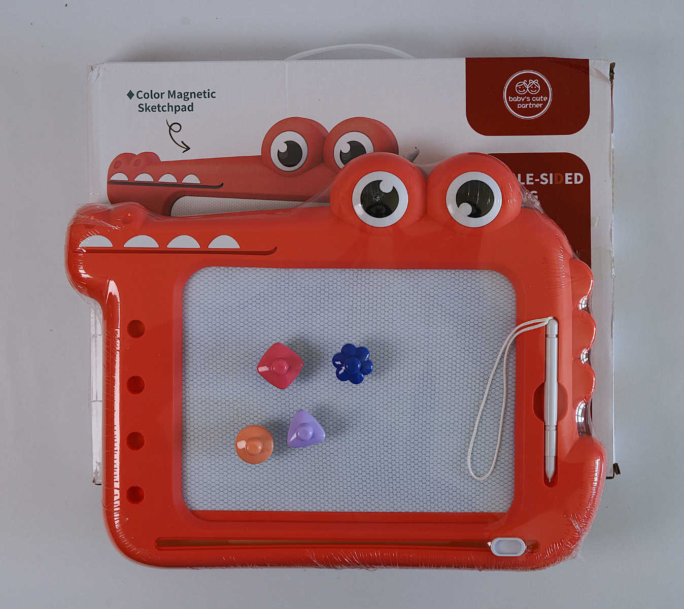 Double Sided Writing Board - Red - Image 3