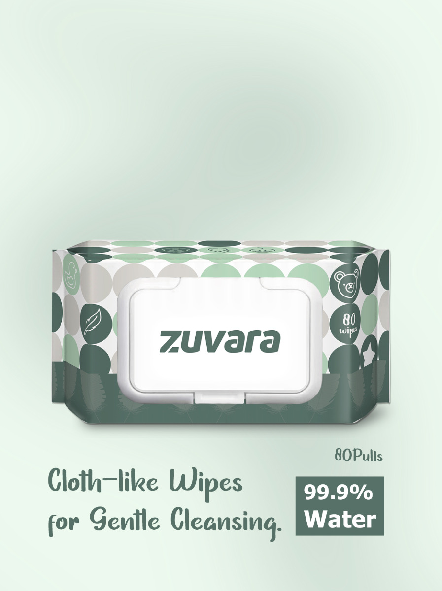 Zuvara -- Baby Water Wet Wipes ---- (80 Pulls) - Image 8
