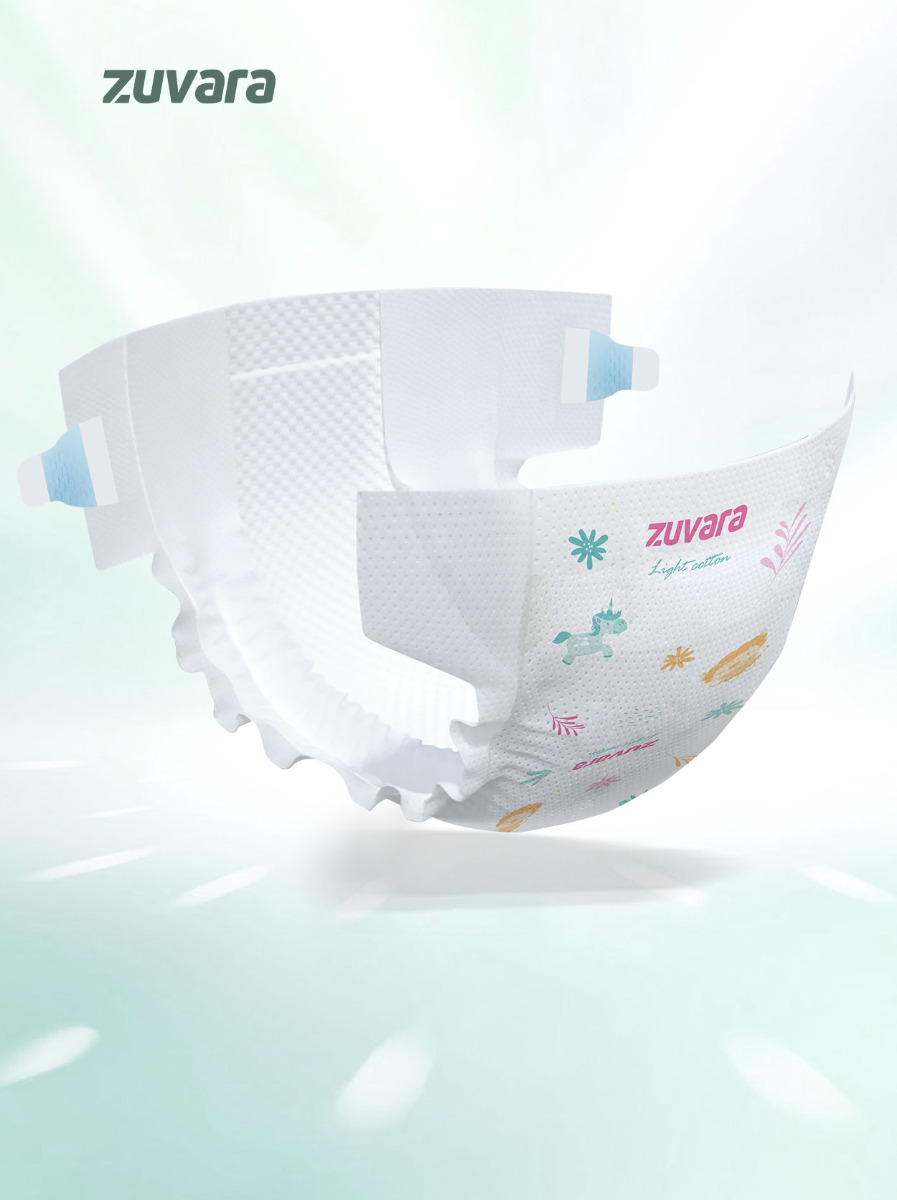 Zuvara Feather Diaper Tape - S - 40 Pcs - Image 9