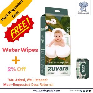 Zuvara Feather Diaper Pant- XL – 40 Pcs