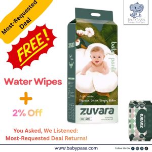 Zuvara Feather Diaper Pant- XXL -40 Pcs